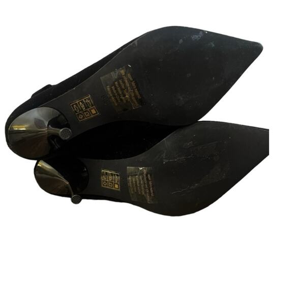 NWOT Jeffrey Campbell Florette Black Crushed Velvet Boots – Sz 8.5 - Picture 8 of 8